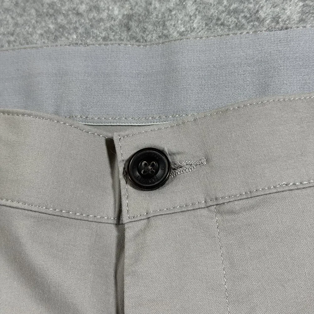Faherty Movement Chino Shorts Mens 30 Gray Coolmax Stretch Golf NWT Cotton Blend